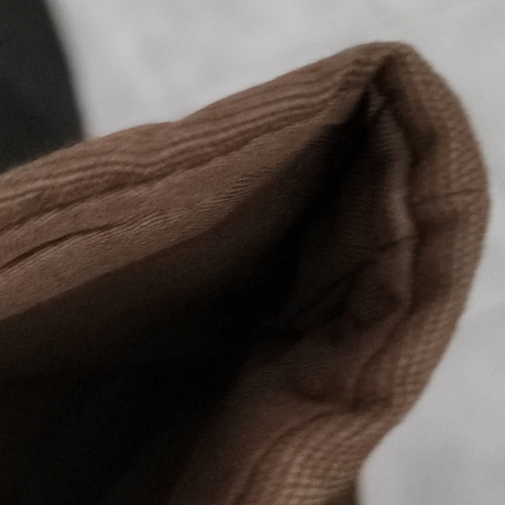 West Elm Stocking Sock in Brown & Cream